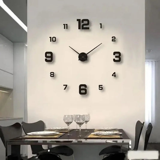 Elegante und Rahmenlose Wanduhr